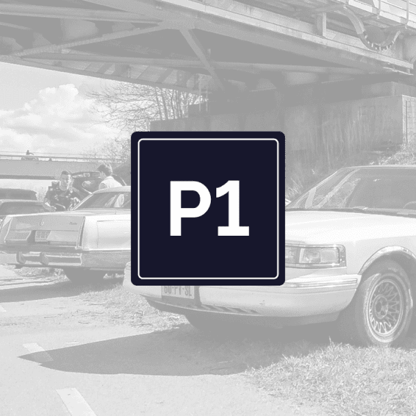 Parkeerticket P1 + PVIP