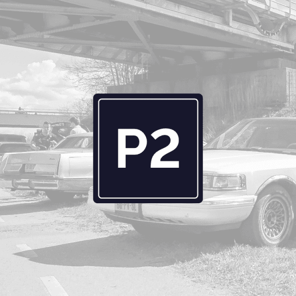 Parkeerticket P2 (Roeiers)